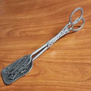 Elegant Silver Serving Tongs